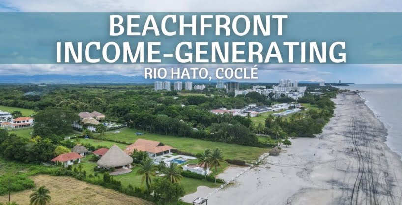 Inolvidable Casa Frente Al Mar En Venta En Rio Hato + Genera Ingresos