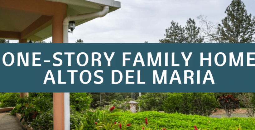 Se Vende Amplia Casa Familiar de Una Planta en Altos del Maria