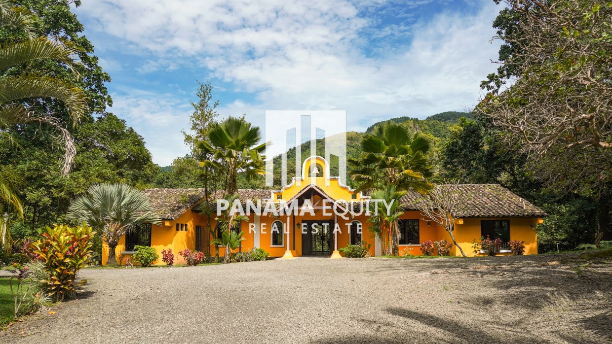 Hacienda Styled Home With 1 HEC Lot For Sale In Altos Del Maria