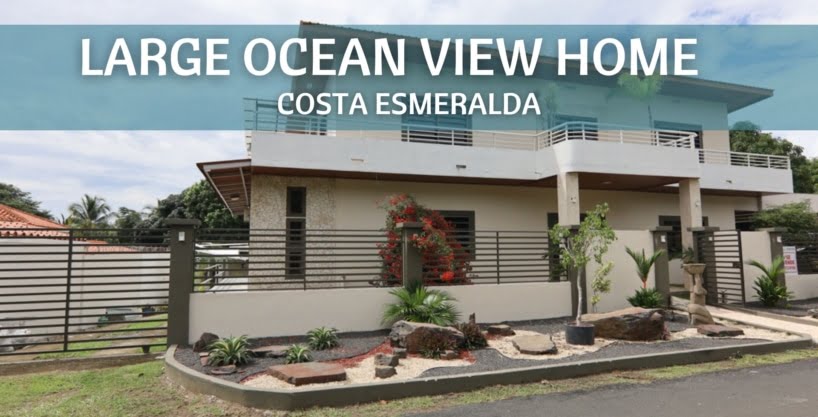 Gran Casa de Playa en Panamá con Vista al Mar a la Venta en Costa Esmeralda Comunidad Cerrada
