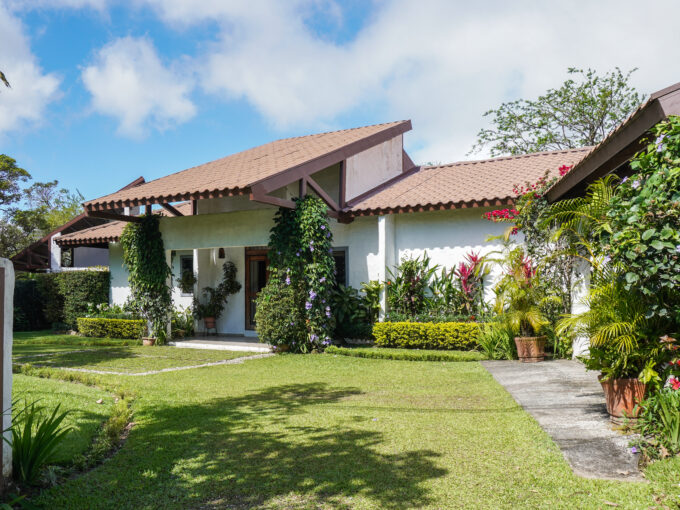 Garden at this El Valle Panama Home for Sale